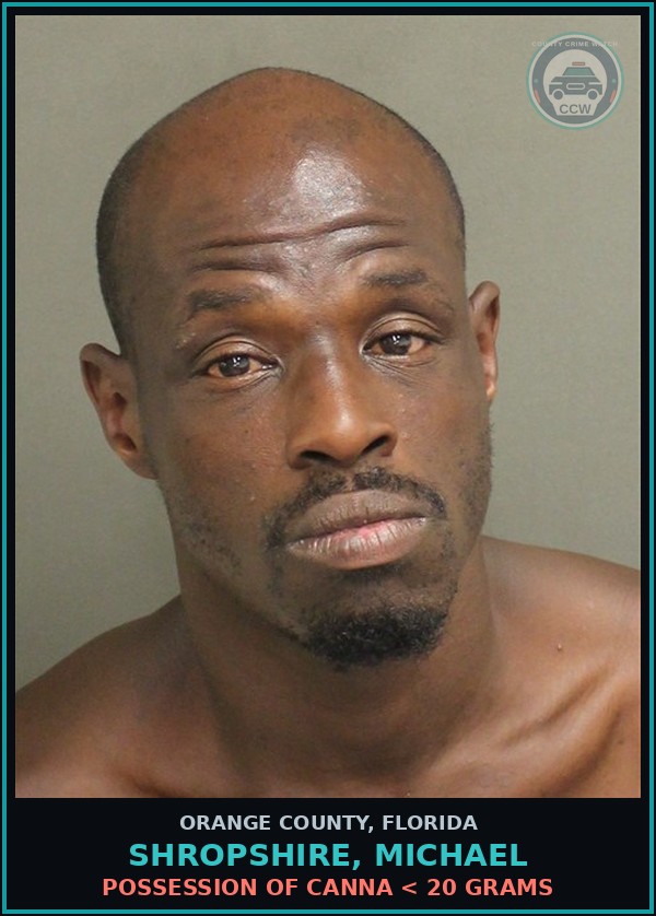 Booking mugshot of SHROPSHIRE, MICHAEL in Orange County