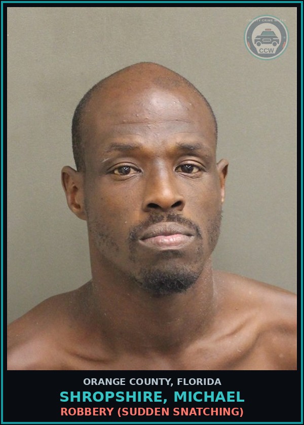 Booking mugshot of SHROPSHIRE, MICHAEL in Orange County