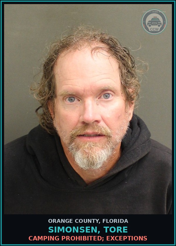 Booking mugshot of SIMONSEN, TORE in Orange County