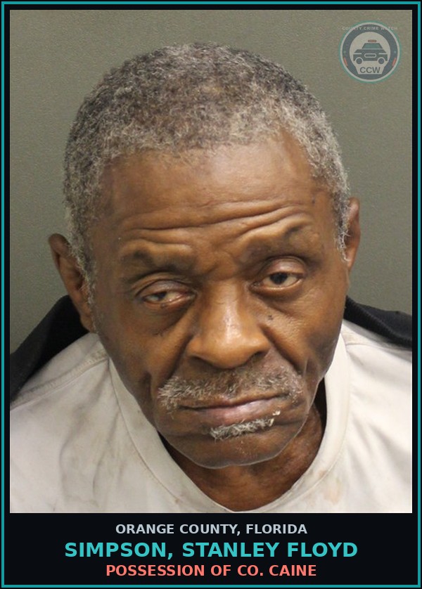 Booking mugshot of SIMPSON, STANLEY FLOYD in Orange County