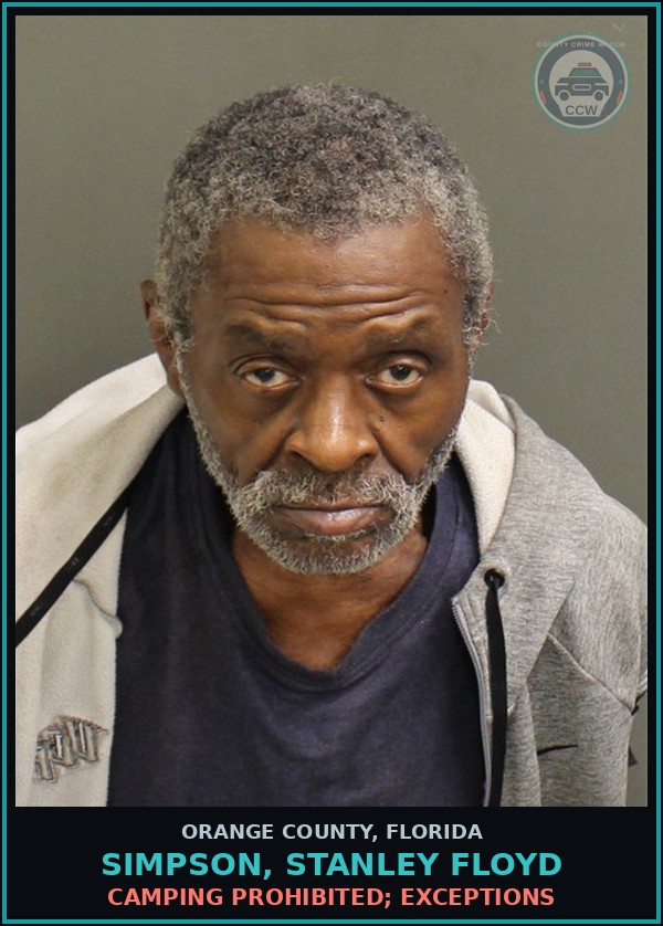 Booking mugshot of SIMPSON, STANLEY FLOYD in Orange County