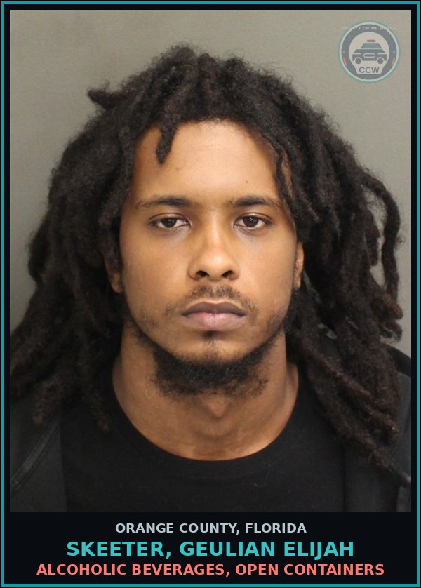 Booking mugshot of SKEETER, GEULIAN ELIJAH in Orange County