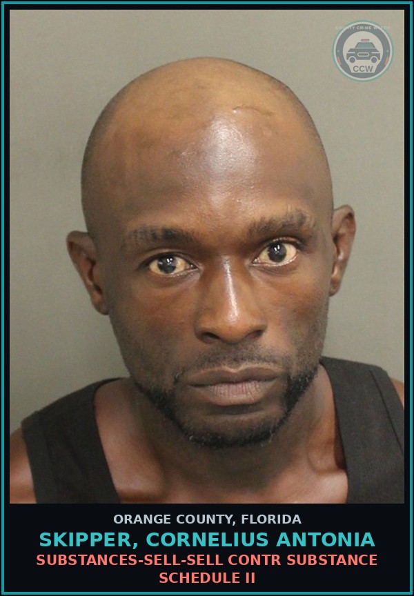 Booking mugshot of SKIPPER, CORNELIUS ANTONIA in Orange County
