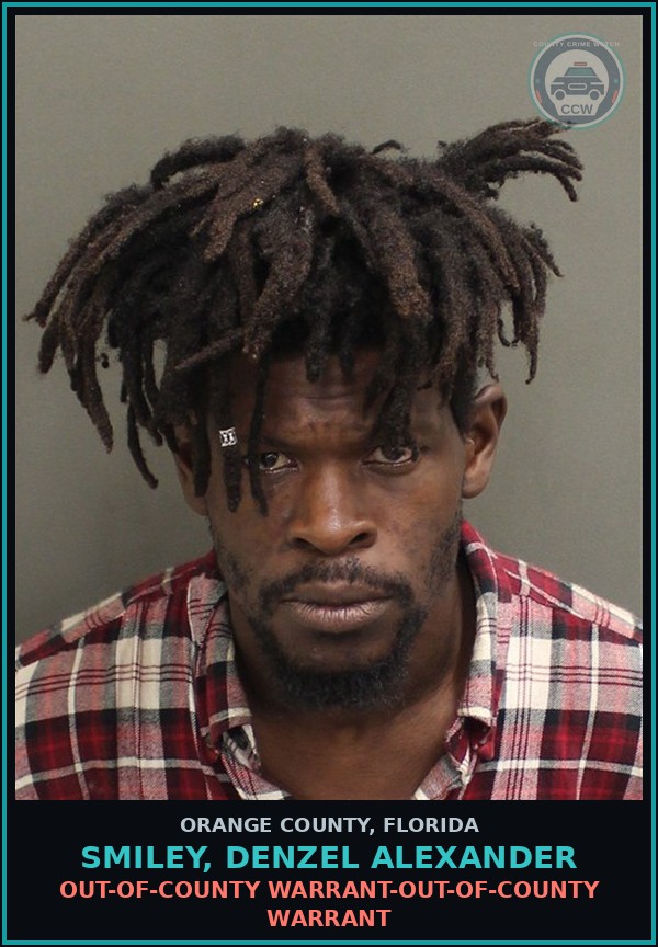Booking mugshot of SMILEY, DENZEL ALEXANDER in Orange County