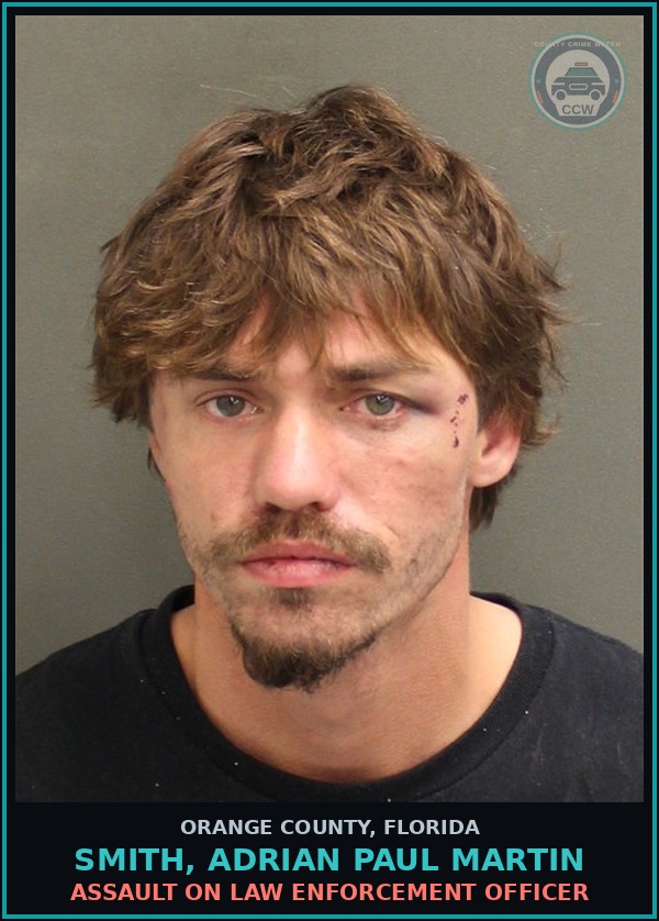 Booking mugshot of SMITH, ADRIAN PAUL MARTIN in Orange County