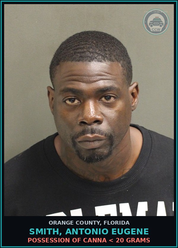 Booking mugshot of SMITH, ANTONIO EUGENE in Orange County