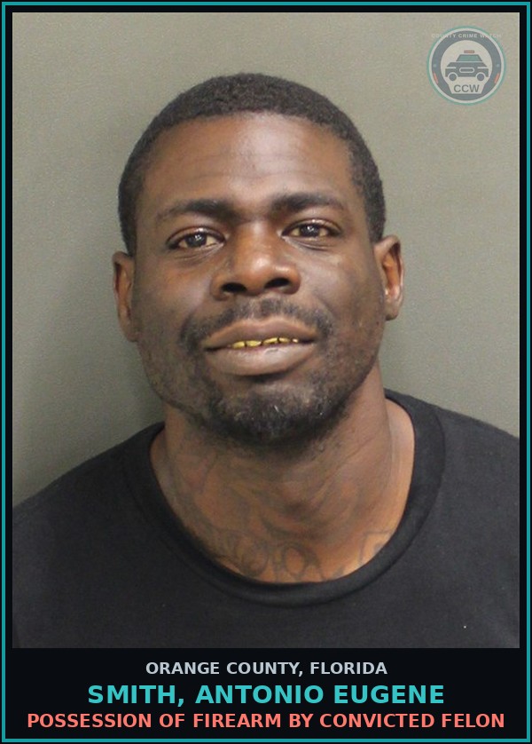Booking mugshot of SMITH, ANTONIO EUGENE in Orange County