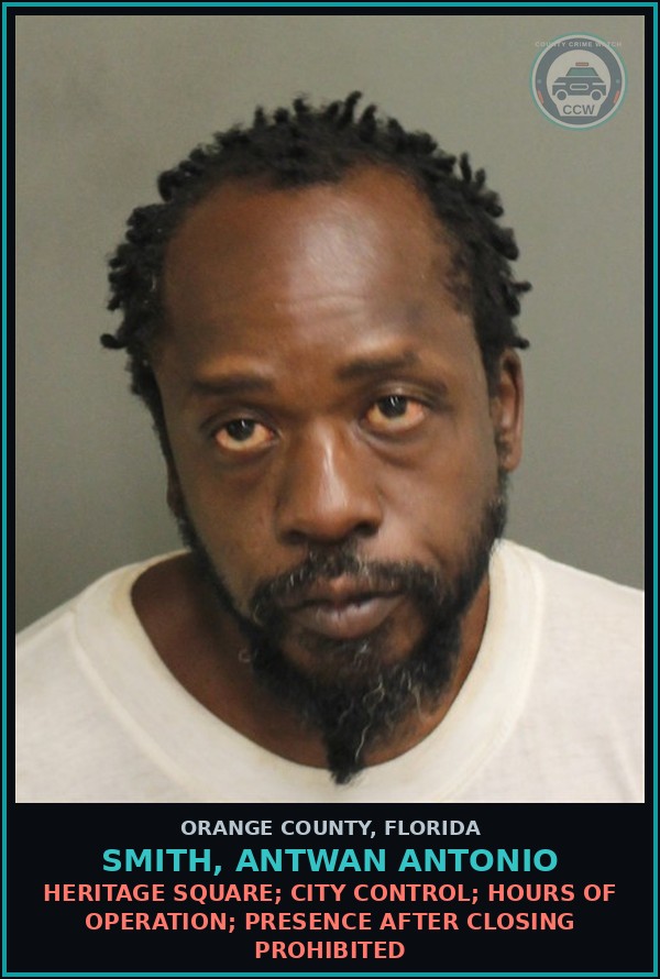 Booking mugshot of SMITH, ANTWAN ANTONIO in Orange County