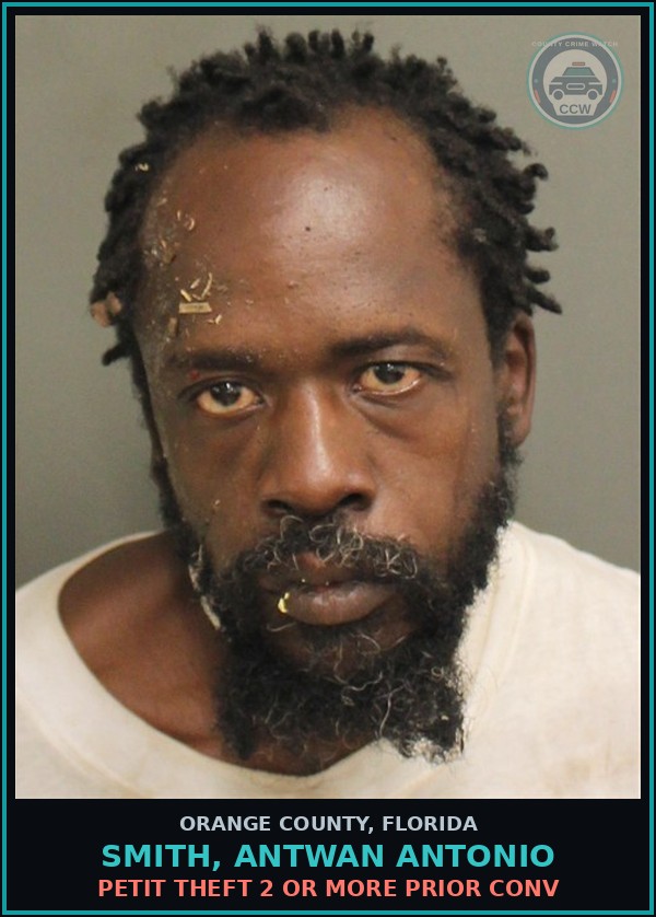 Booking mugshot of SMITH, ANTWAN ANTONIO in Orange County