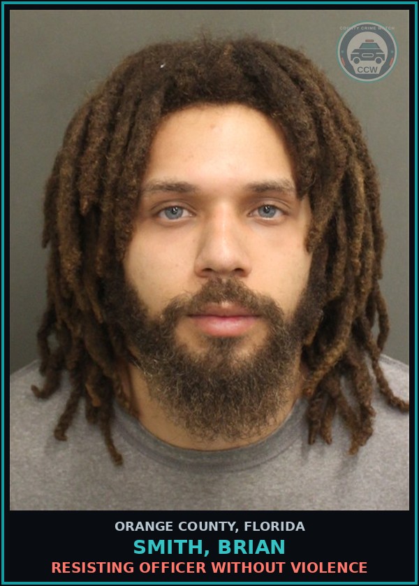 Booking mugshot of SMITH, BRIAN in Orange County