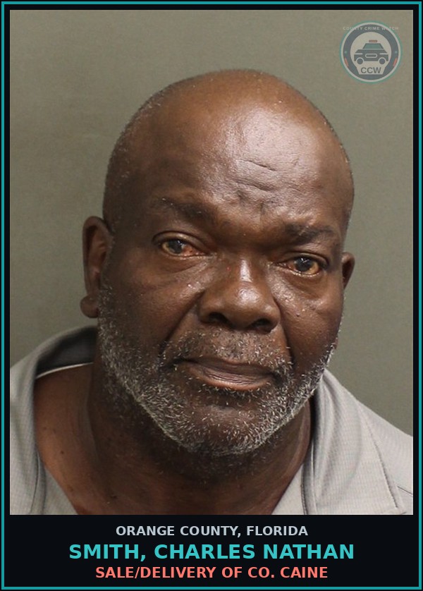 Booking mugshot of SMITH, CHARLES NATHAN in Orange County