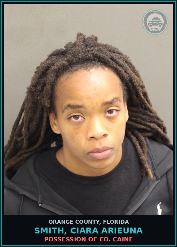 Booking mugshot of SMITH, CIARA ARIEUNA in Orange County