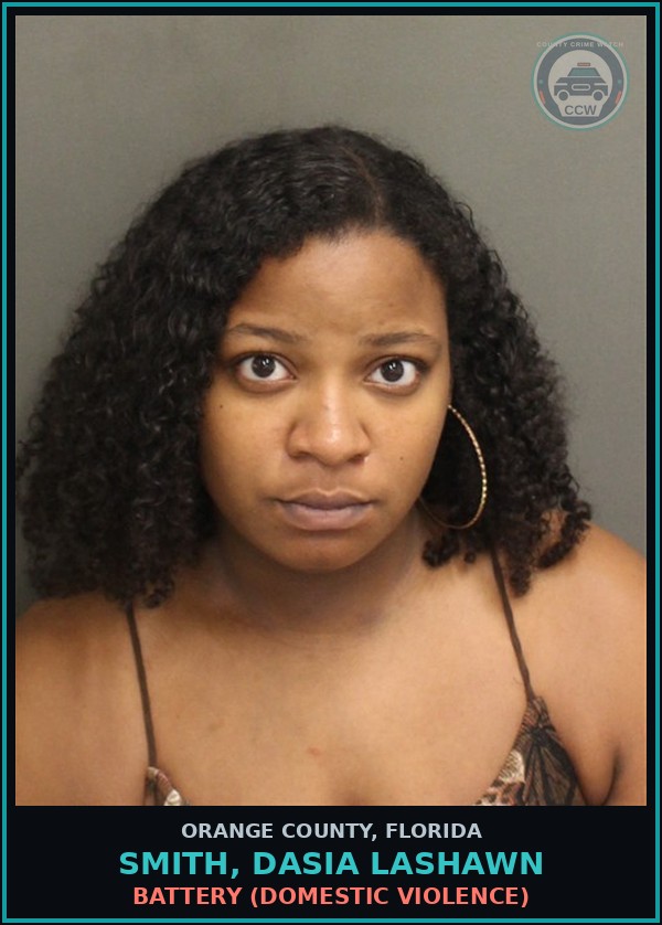 Booking mugshot of SMITH, DASIA LASHAWN in Orange County