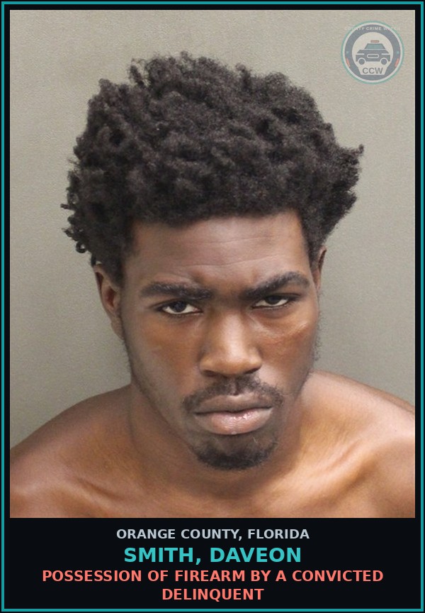 Booking mugshot of SMITH, DAVEON in Orange County
