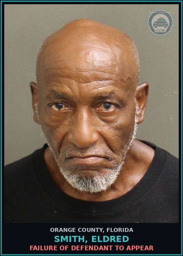 Booking mugshot of SMITH, ELDRED in Orange County