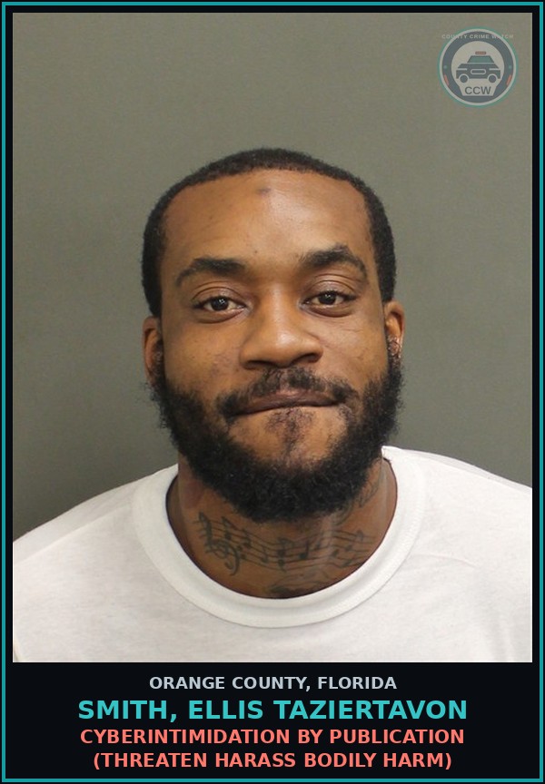 Booking mugshot of SMITH, ELLIS TAZIERTAVON in Orange County