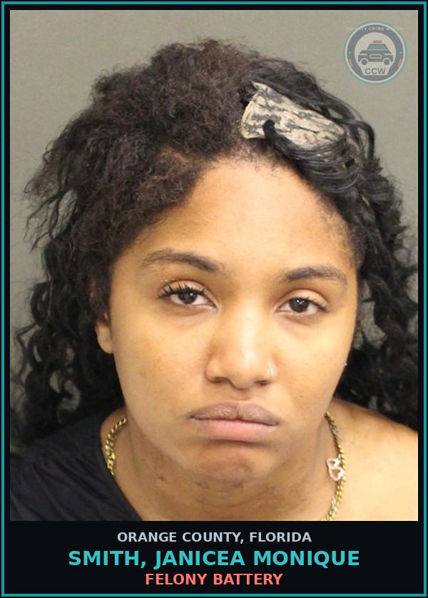 Booking mugshot of SMITH, JANICEA MONIQUE in Orange County