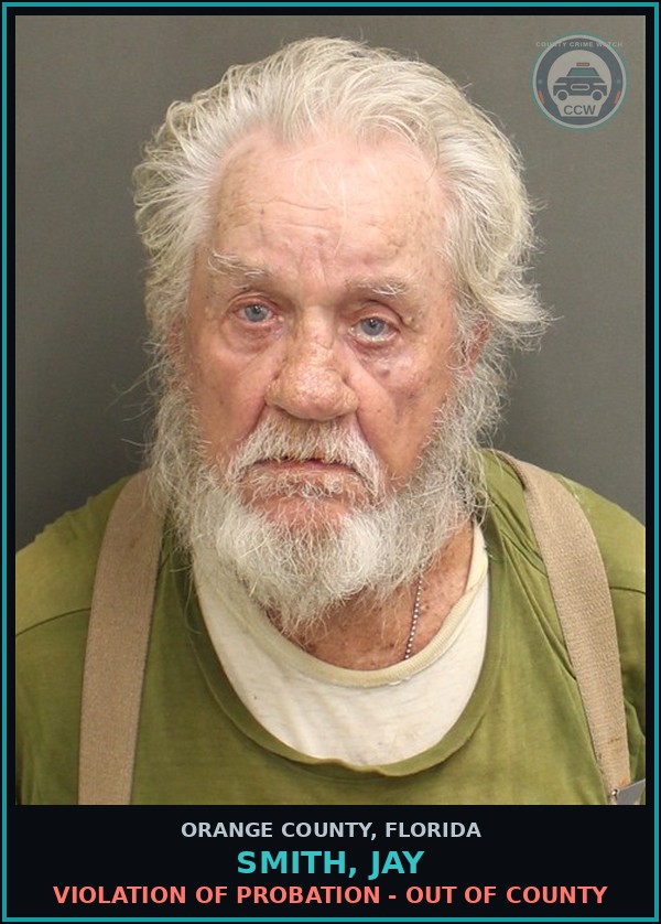 Booking mugshot of SMITH, JAY in Orange County