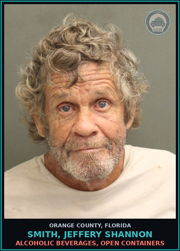 Booking mugshot of SMITH, JEFFERY SHANNON in Orange County