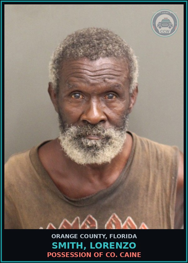 Booking mugshot of SMITH, LORENZO in Orange County