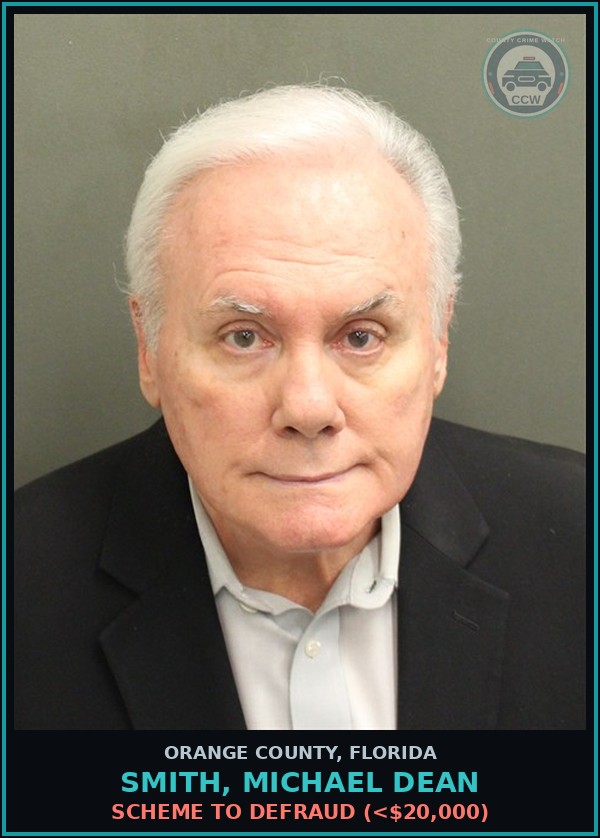 Booking mugshot of SMITH, MICHAEL DEAN in Orange County