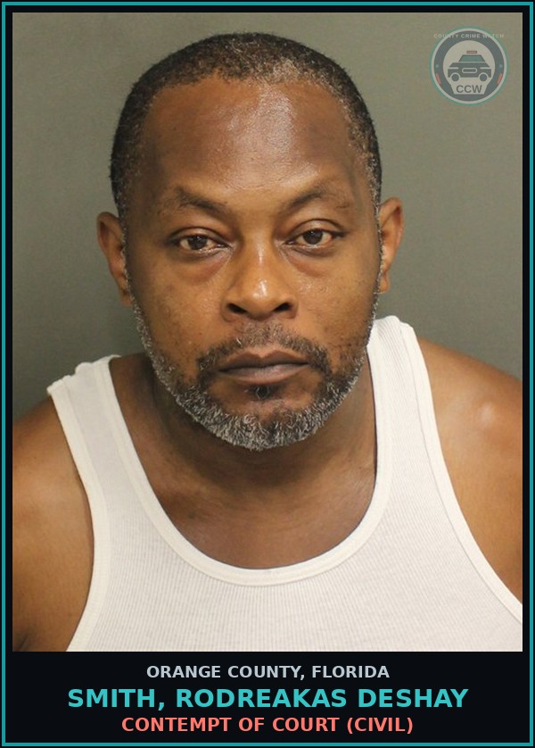 Booking mugshot of SMITH, RODREAKAS DESHAY in Orange County