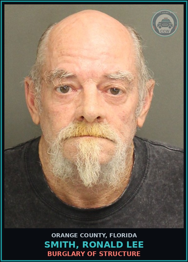 Booking mugshot of SMITH, RONALD LEE in Orange County
