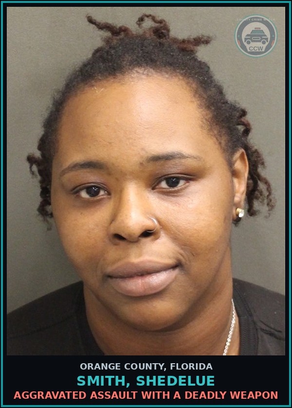 Booking mugshot of SMITH, SHEDELUE in Orange County