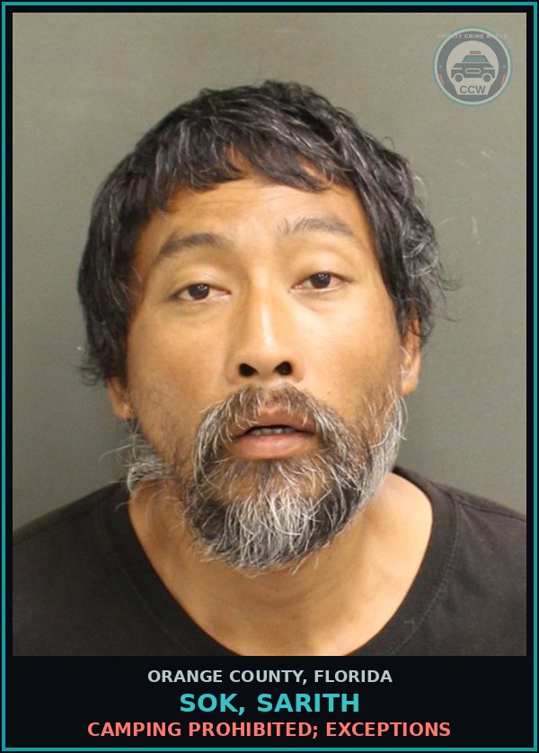 Booking mugshot of SOK, SARITH in Orange County