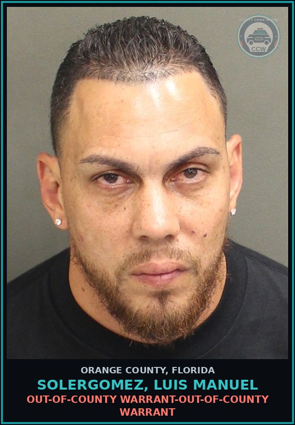 Booking mugshot of SOLERGOMEZ, LUIS MANUEL in Orange County