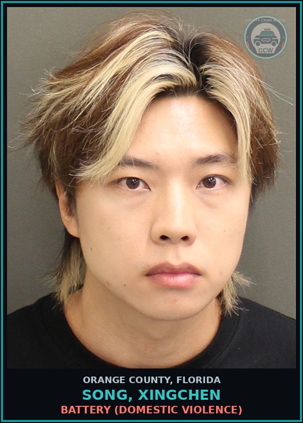 Booking mugshot of SONG, XINGCHEN in Orange County