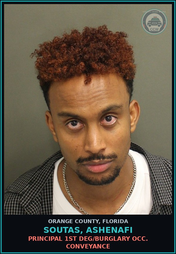 Booking mugshot of SOUTAS, ASHENAFI in Orange County