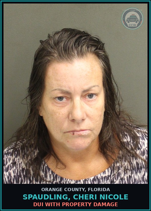 Booking mugshot of SPAUDLING, CHERI NICOLE in Orange County