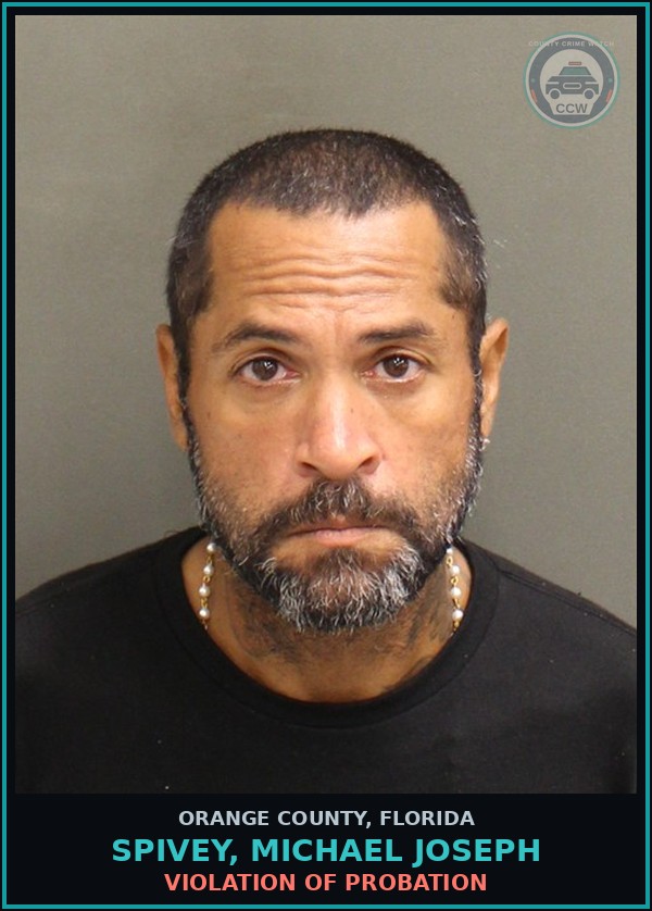 Booking mugshot of SPIVEY, MICHAEL JOSEPH in Orange County