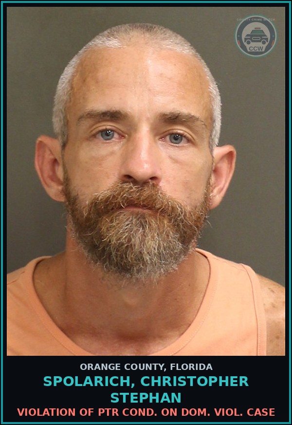 Booking mugshot of SPOLARICH, CHRISTOPHER STEPHAN in Orange County