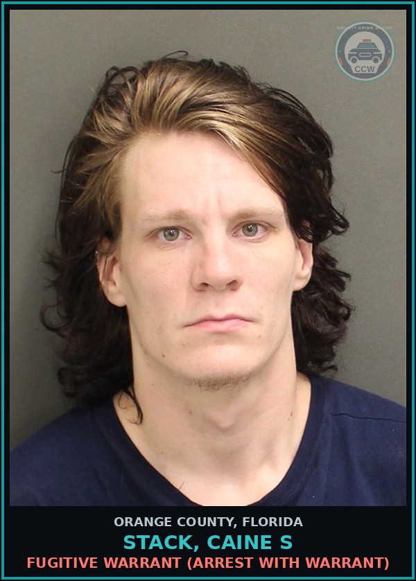 Booking mugshot of STACK, CAINE S in Orange County