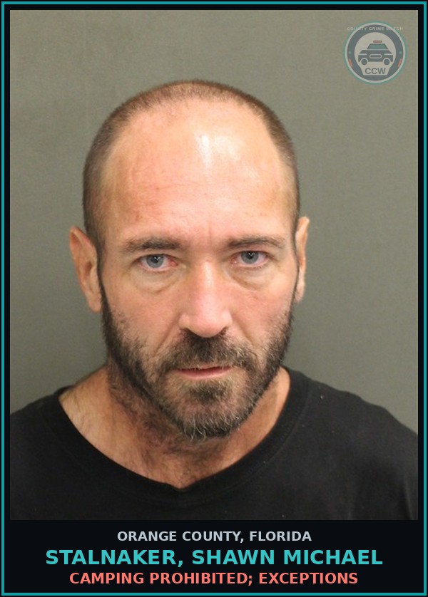 Booking mugshot of STALNAKER, SHAWN MICHAEL in Orange County