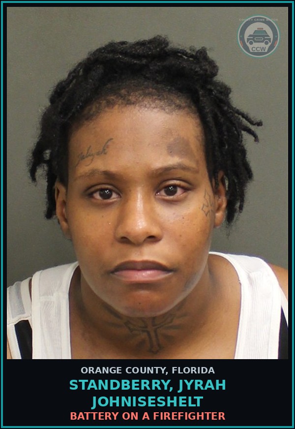 Booking mugshot of STANDBERRY, JYRAH JOHNISESHELT in Orange County