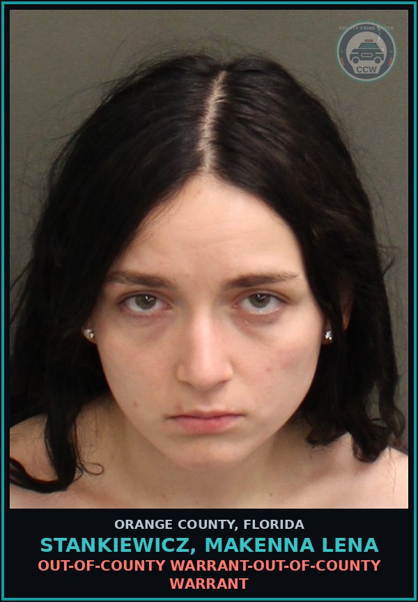 Booking mugshot of STANKIEWICZ, MAKENNA LENA in Orange County