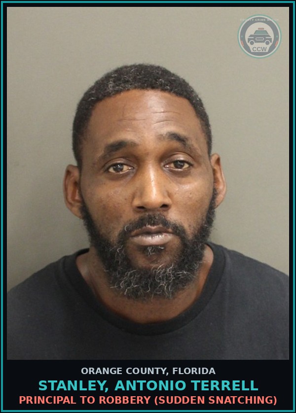 Booking mugshot of STANLEY, ANTONIO TERRELL in Orange County