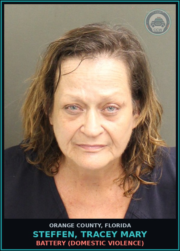 Booking mugshot of STEFFEN, TRACEY MARY in Orange County