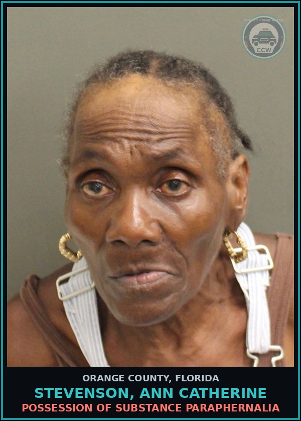 Booking mugshot of STEVENSON, ANN CATHERINE in Orange County