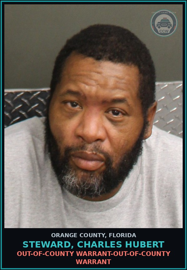 Booking mugshot of STEWARD, CHARLES HUBERT in Orange County