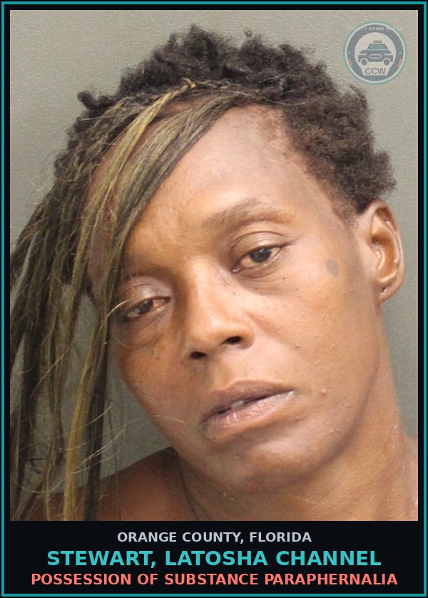 Booking mugshot of STEWART, LATOSHA CHANNEL in Orange County
