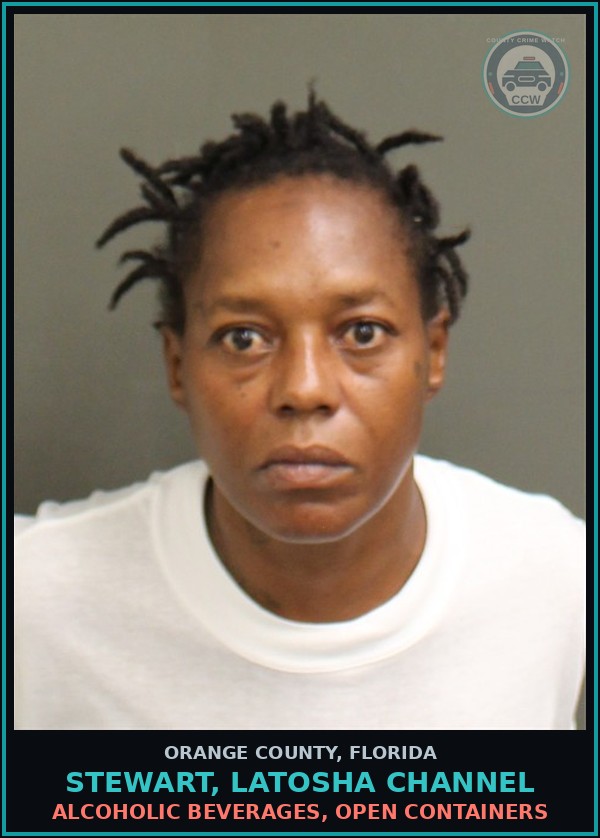 Booking mugshot of STEWART, LATOSHA CHANNEL in Orange County