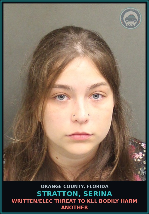 Booking mugshot of STRATTON, SERINA in Orange County