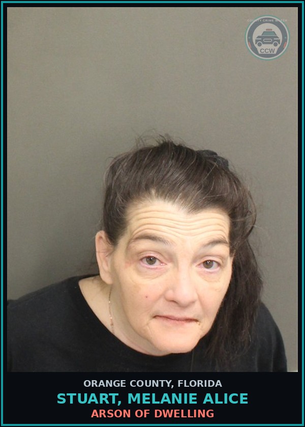 Booking mugshot of STUART, MELANIE ALICE in Orange County