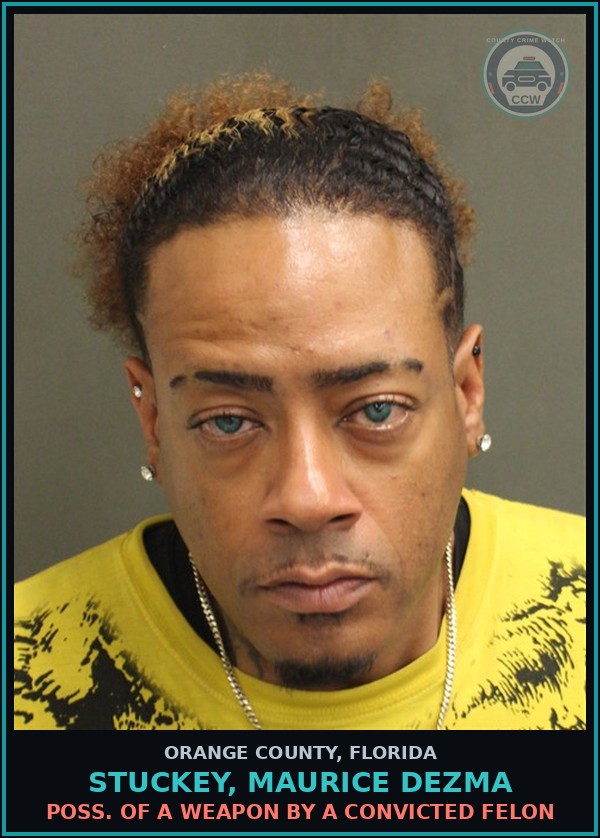 Booking mugshot of STUCKEY, MAURICE DEZMA in Orange County