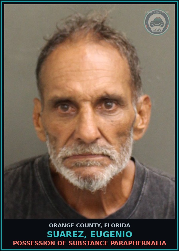 Booking mugshot of SUAREZ, EUGENIO in Orange County