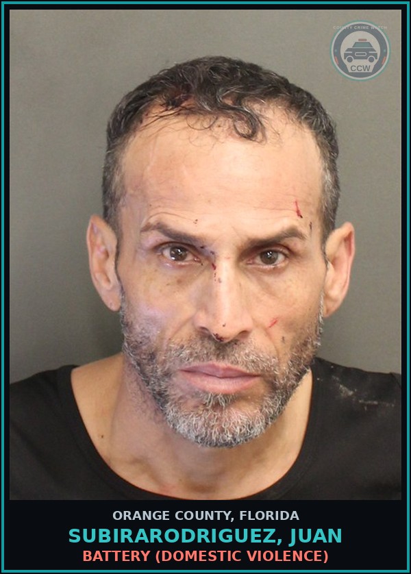 Booking mugshot of SUBIRARODRIGUEZ, JUAN in Orange County